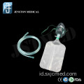 Masker Oksigen PVC Dengan Tas Reservoir Masker Non-Pernapasan